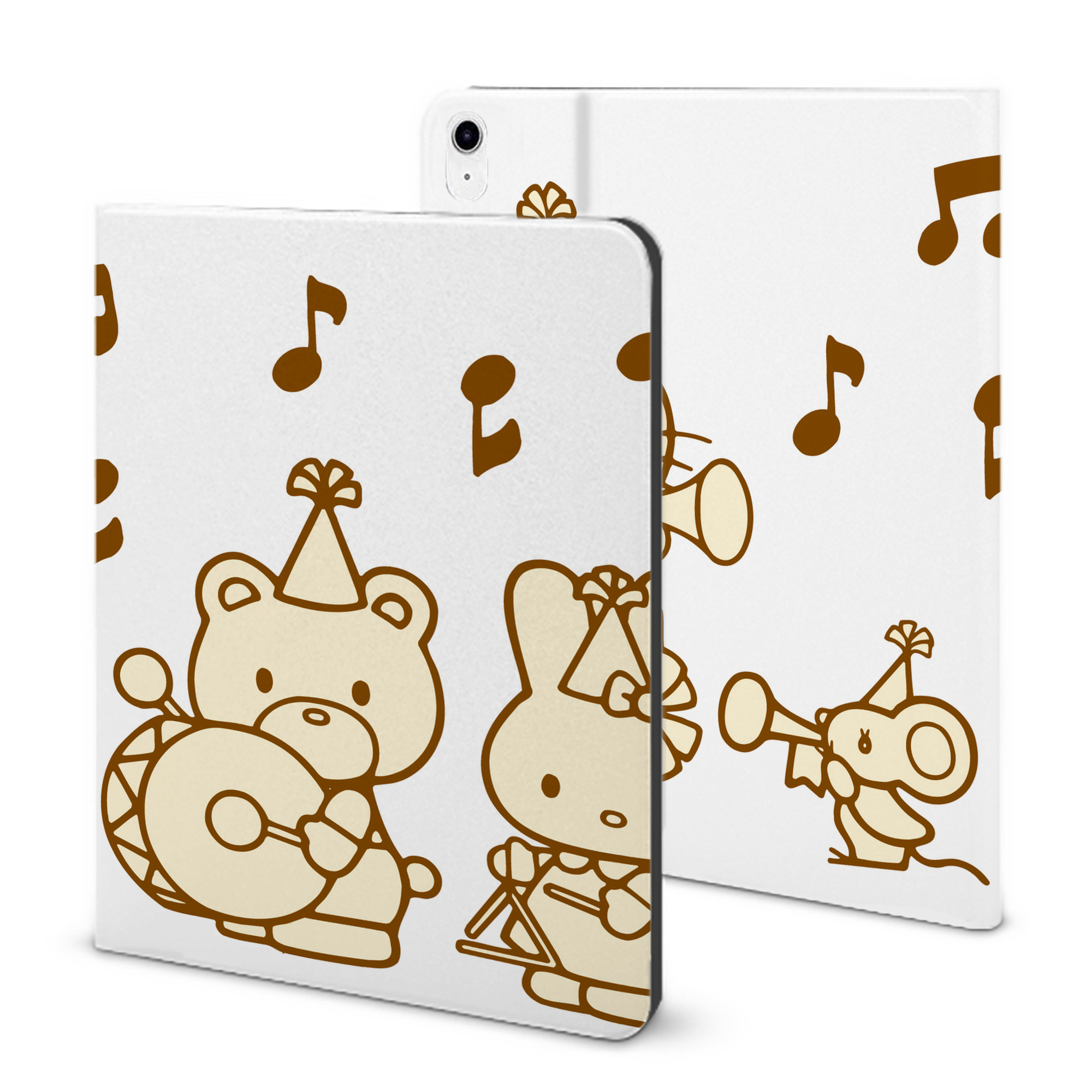 （画像用） Hello Kitty ハローキティ IPad ケース ブック型 PUレザー TPU 耐衝撃 軽量 薄型 ペン収納なし 全面保護 IPad 各モデル対応